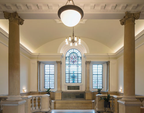 lighting at Bromley Town Hall by Nulty