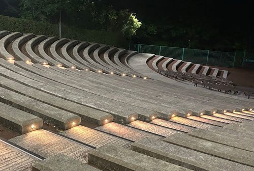 Kelvingrove bandstand lighting