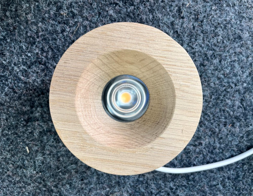 wooden downlight from Setup Lighting