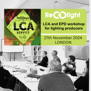 Recolight LCA and EPD training workshop 150x150