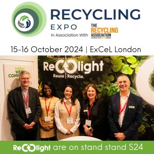 recycling expo 16 & 16 October at London Excel 1