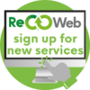 recoweb sign up for new services